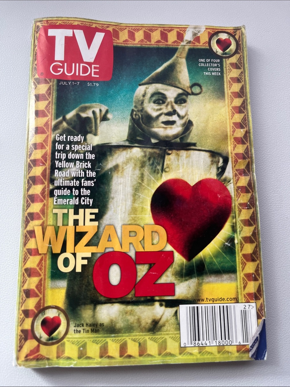 The Wizard of Oz Collector Cover TV Guide July 2000